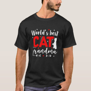 Camiseta Avó de Gato Melhor do Mundo Gata Dona de Gato Anim