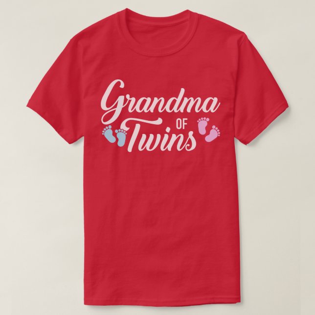 Camiseta Avó de gêmeos (Frente do Design)