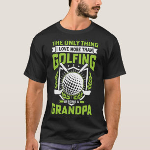 Camiseta Avô de Golfe Engraçado