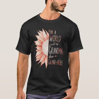 Camiseta Avó de língua francesa - Grand-Mere