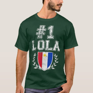Camiseta Avó de Lola Filipina Número Um