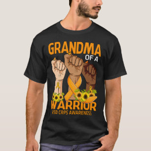 Camiseta Avó De Mão De Um Guerreiro Rsd Crps Sensibilização
