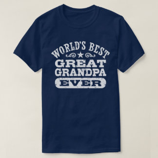 Camiseta Avô de Melhor Excelente do Mundo Nunca