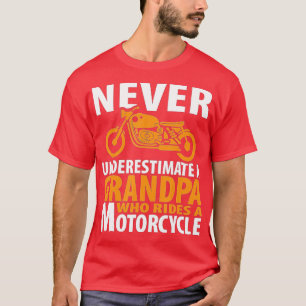 Camiseta Avô de motocicleta que dirige o Pai dos Homens Bik