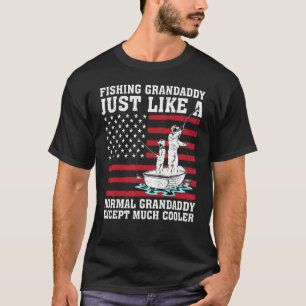 Camiseta Avô de pesca masculino exatamente como um avô norm