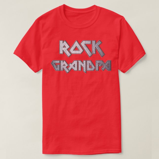 Camiseta Avô de rocha (Frente do Design)