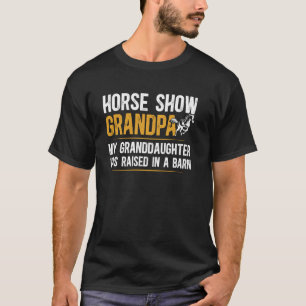 Camiseta Avô de Show de Cavalo Engraçado Avô Equestre