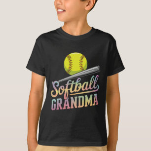 Camiseta Avó de Softbol Jogadora de Softbol Dia do Jogo Dia