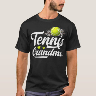 Camiseta Avó de Tenista de uma Avó de Tenista de Tênis