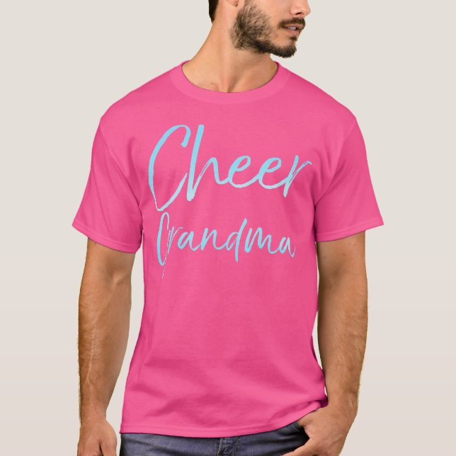 Camiseta Avó de torcida Fofo Avó de torcida Cheerleading (Frente)