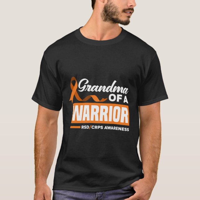 Camiseta Avó de um guerreiro apoiador do RSD CRPS Aw (Frente)