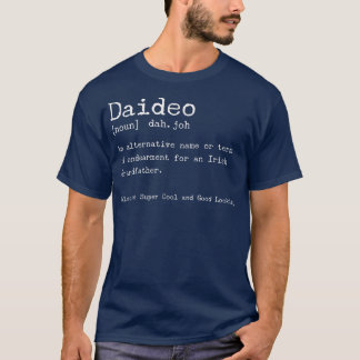 Camiseta Avô de Vídeo Definição Irlandês Avô