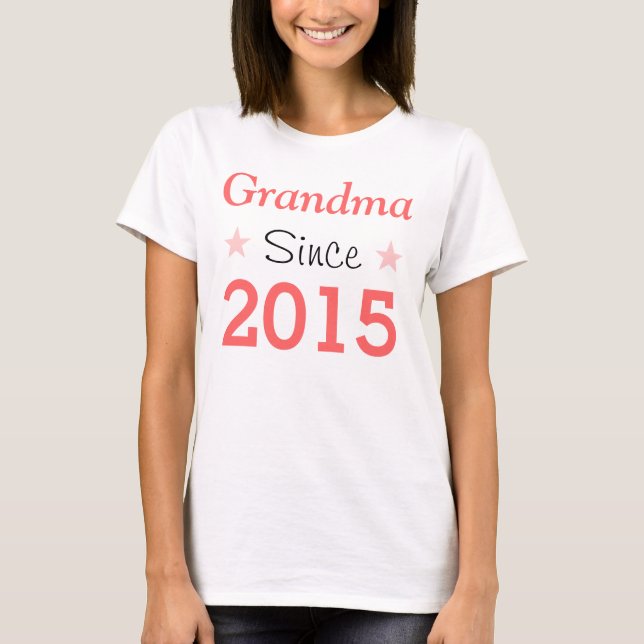 Camiseta Avó Desde 2015 (Frente)