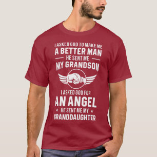 Camiseta Avô Deus Me Enviou Minha neta Avô