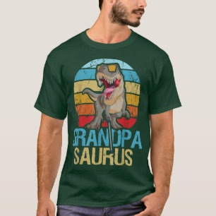 Camiseta Avô Dinossauro Avô Avô Vovô Papá