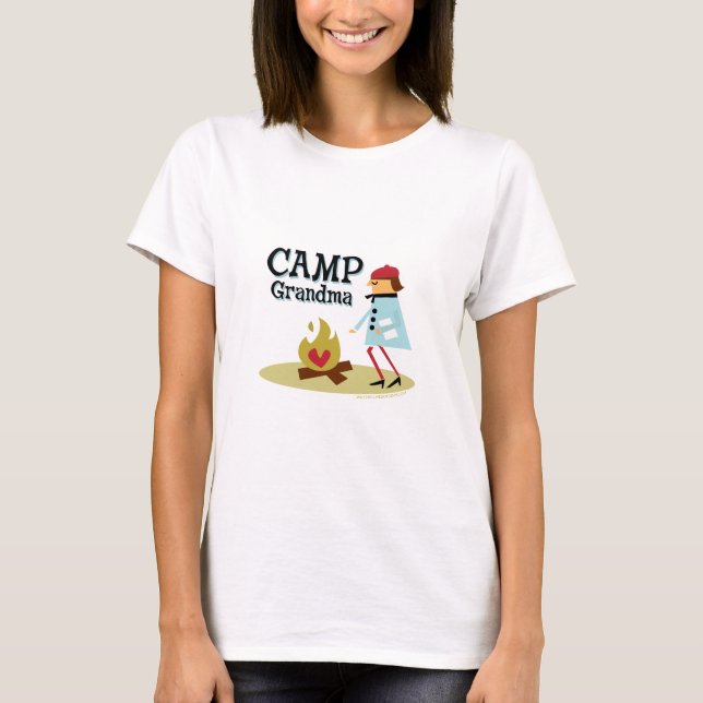 Camiseta Avó do acampamento (Frente)