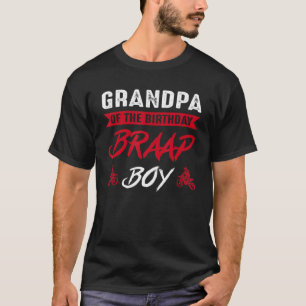 Camiseta Avô Do Aniversário Do Braap Boy Bo