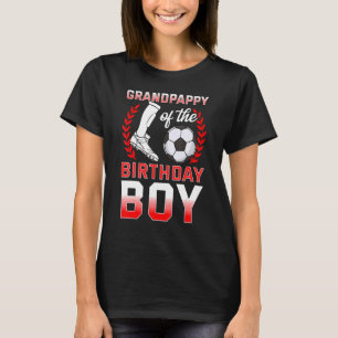 Camiseta Avô Do Aniversário Do Jogador De Futebol