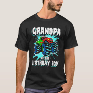 Camiseta Avô Do Aniversário Do Monstro De Aniversário