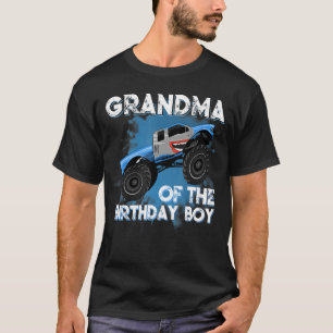 Camiseta Avó Do Aniversário Do Monstro De Aniversário