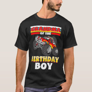 Camiseta Avó Do Aniversário Do Monstro De Aniversário