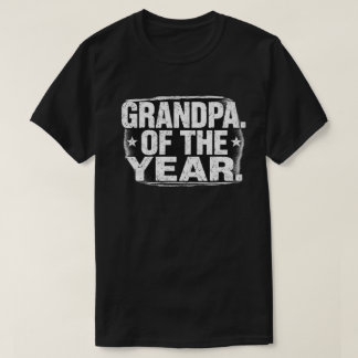 Camiseta Avô do Ano Design Retro Desgastado