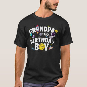 Camiseta Avô Do Astronauta Astronauta De Aniversário Par