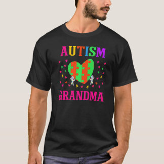 Camiseta Avó do Autismo Vovó Mimi Avó Autista Aceitação