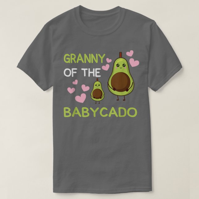 Camiseta Avó Do Babycado Avocado Mamacado Guacamole (Frente do Design)
