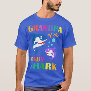 Camiseta Avô Do Bebê Aniversário Tubarão Vovô Tubarão C