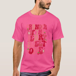 Camiseta Avô Do Berry Sweet One Strawberry First Bi
