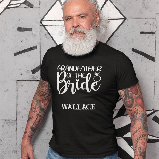 Camiseta AVÔ do BRIDE (nome) (Criador carregado)