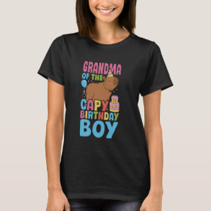 Camiseta Avó Do Capy Birthday Boy Capybara Birthday Dez