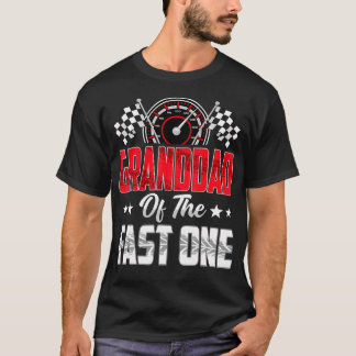 Camiseta Avô do Carro de Corrida de 1º Aniversário