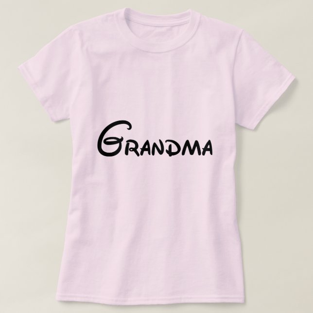 Camiseta Avó do Dia Mais Mágico (Frente do Design)