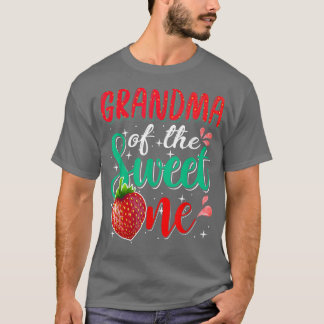 Camiseta Avó Do Doce primeiro aniversario De Morango F