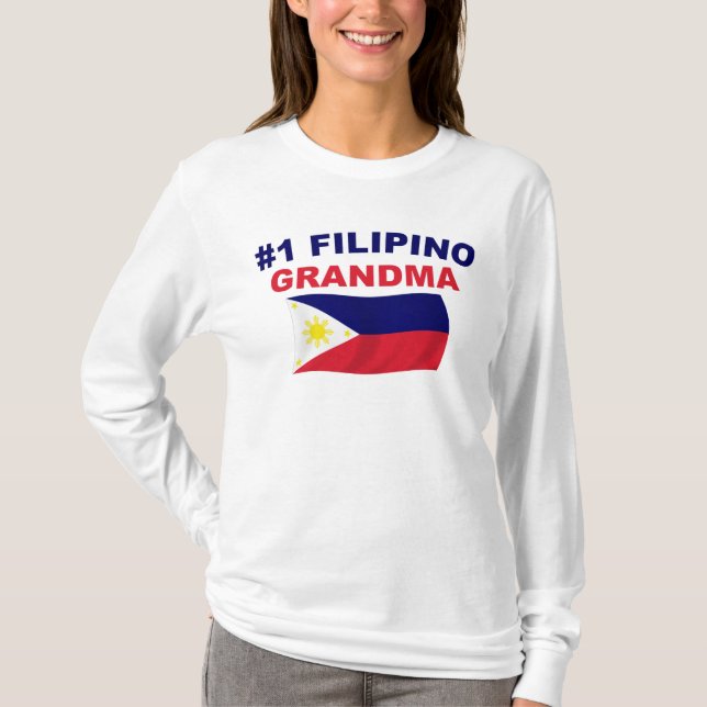 Camiseta Avó do filipino #1 (Frente)