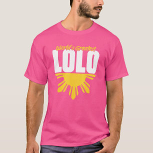 Camiseta Avô do Grande Mundo Lolo Filipino