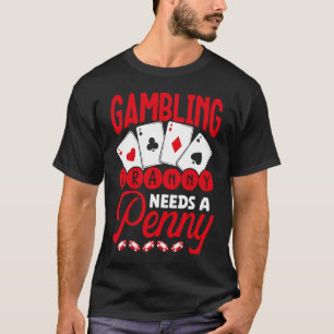 Camiseta Avó do Jogo de Azar com Impressão nas Costas Preci