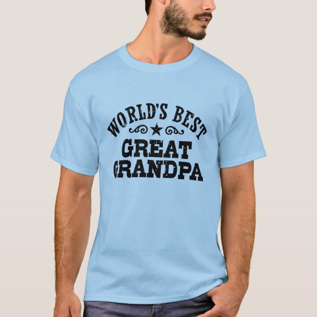 Camiseta Avô do Melhor Excelente do Mundo (Frente)