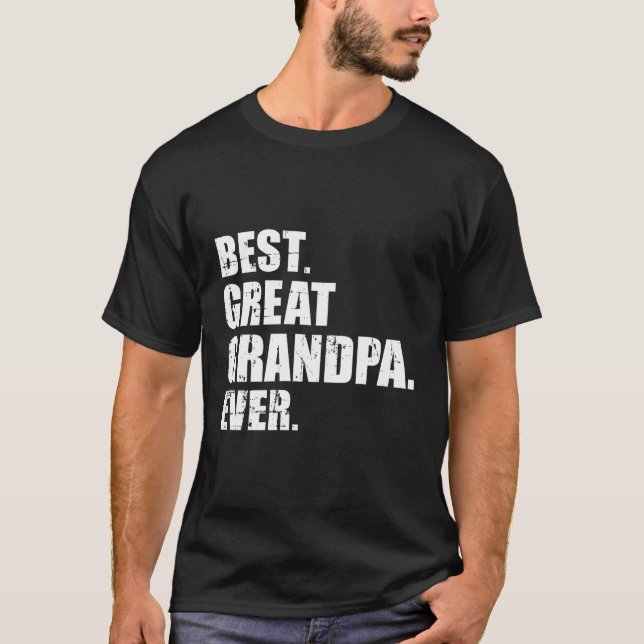 Camiseta Avô do Melhor Excelente Nunca (Frente)