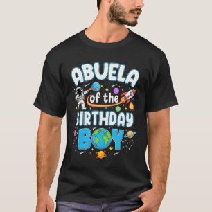 Camiseta Avó Do Menino Astronauta Família Espaço Cumpriment
