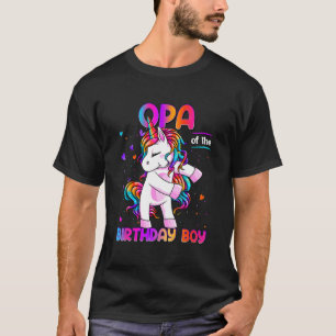 Camiseta Avô do Menino da Festa de Aniversário Vídeo Corres