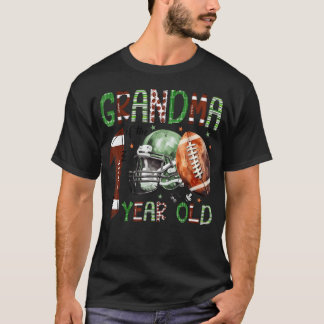 Camiseta Avó Do Menino De 1 Ano De Futebol 1º Aniversário