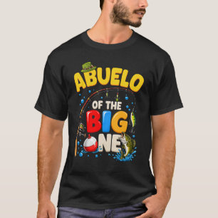 Camiseta Avô Do Menino De Aniversário De Pesca Do Big One F