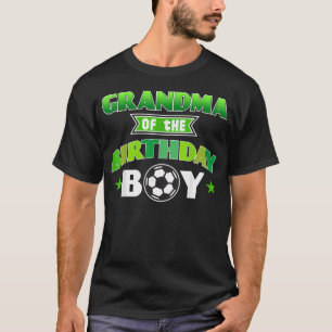 Camiseta Avó do Menino do Aniversário Festa de Futebol Famí