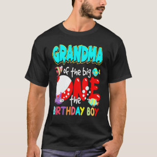 Camiseta Avó Do Menino Do Aniversário Pesca De Aniversário
