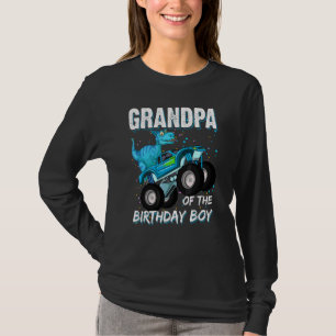 Camiseta Avô Do Monstro Do Jovem Trex Dinossauro De Anivers