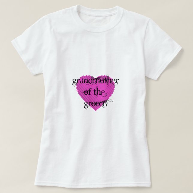 Camiseta Avó do noivo (Frente do Design)