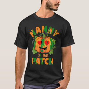 Camiseta Avó do Patch Funny Pumpkin Family Group Matc